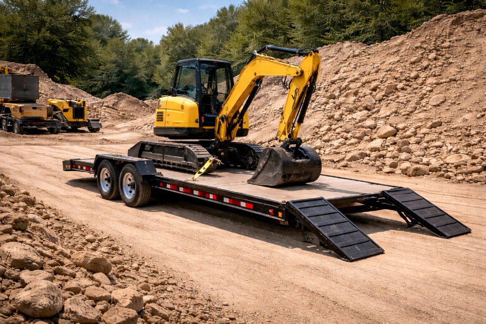 Equipment trailer rentals