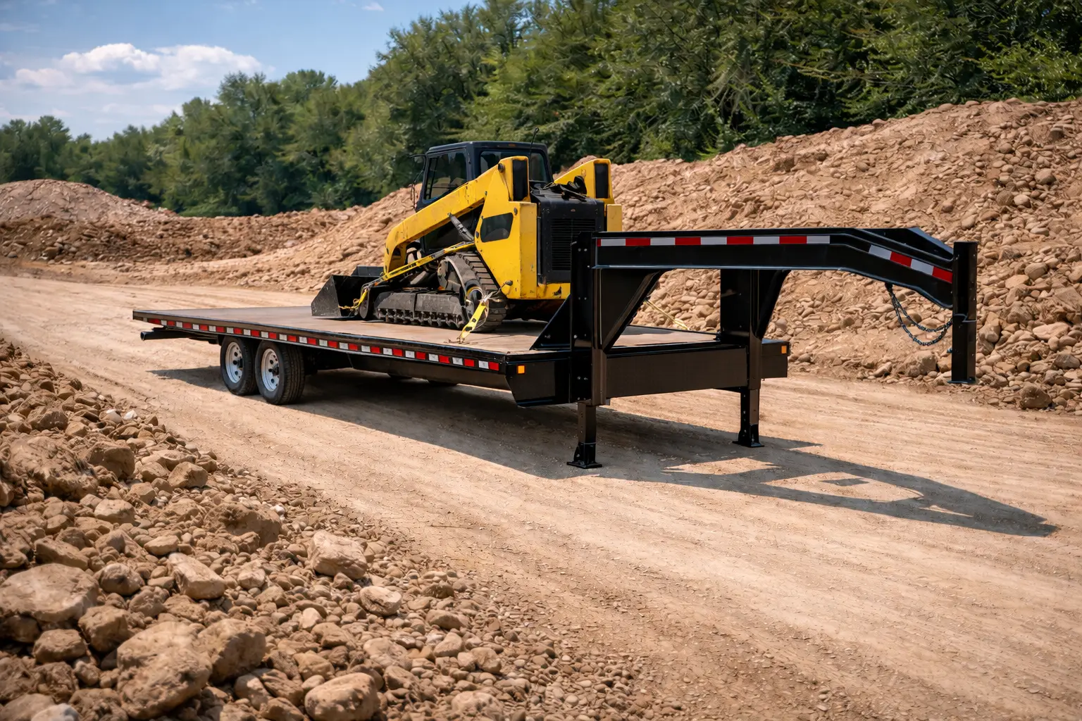 Gooseneck trailer rentals